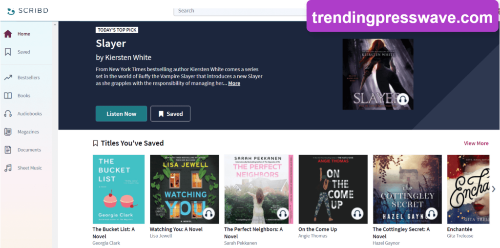 Scribd's Library and Content