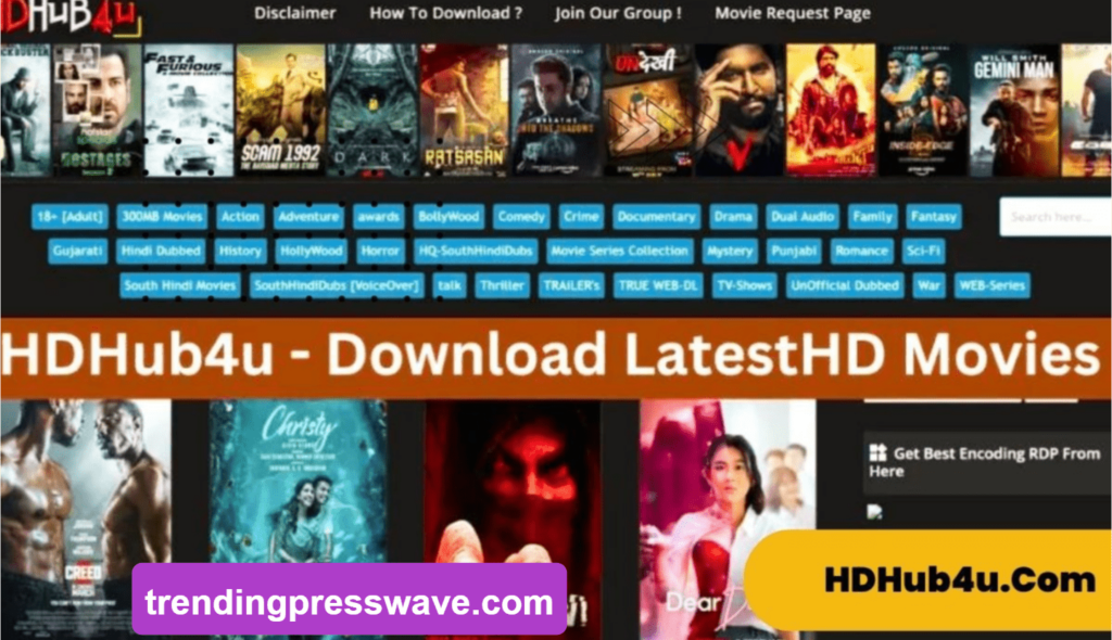 Movie Downloads on HDHub4U